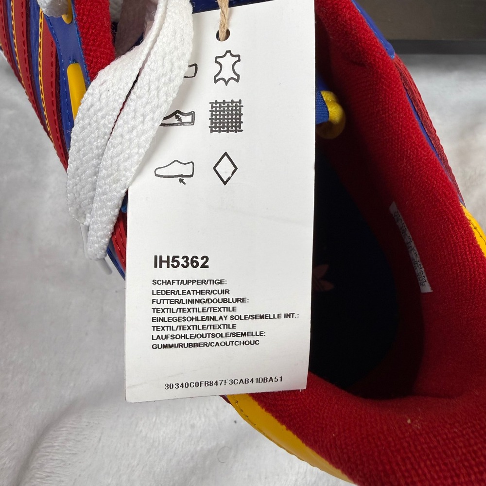 Adidas Centennial RM NCAA Kansas Jayhawks Blue Red Yellow IH5362 Mens 14 New - Picture 8 of 8